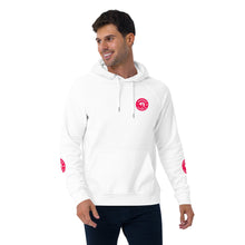 Load image into Gallery viewer, White Premium Shewbread Red Logo Hoodie
