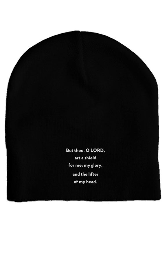 But Thou O LORD . . . No Cuff Beanie/ Skull Cap