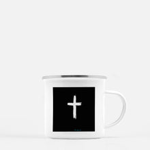 Load image into Gallery viewer, But Thou O LORD Art A Shield For Me Enamel Camp Mug
