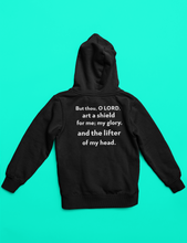 Load image into Gallery viewer, But Thou O LORD Art A Shield For Me Unisex Hoodie
