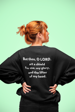 Load image into Gallery viewer, But Thou O LORD Art A Shield For Me Unisex Crewneck Sweatshirt
